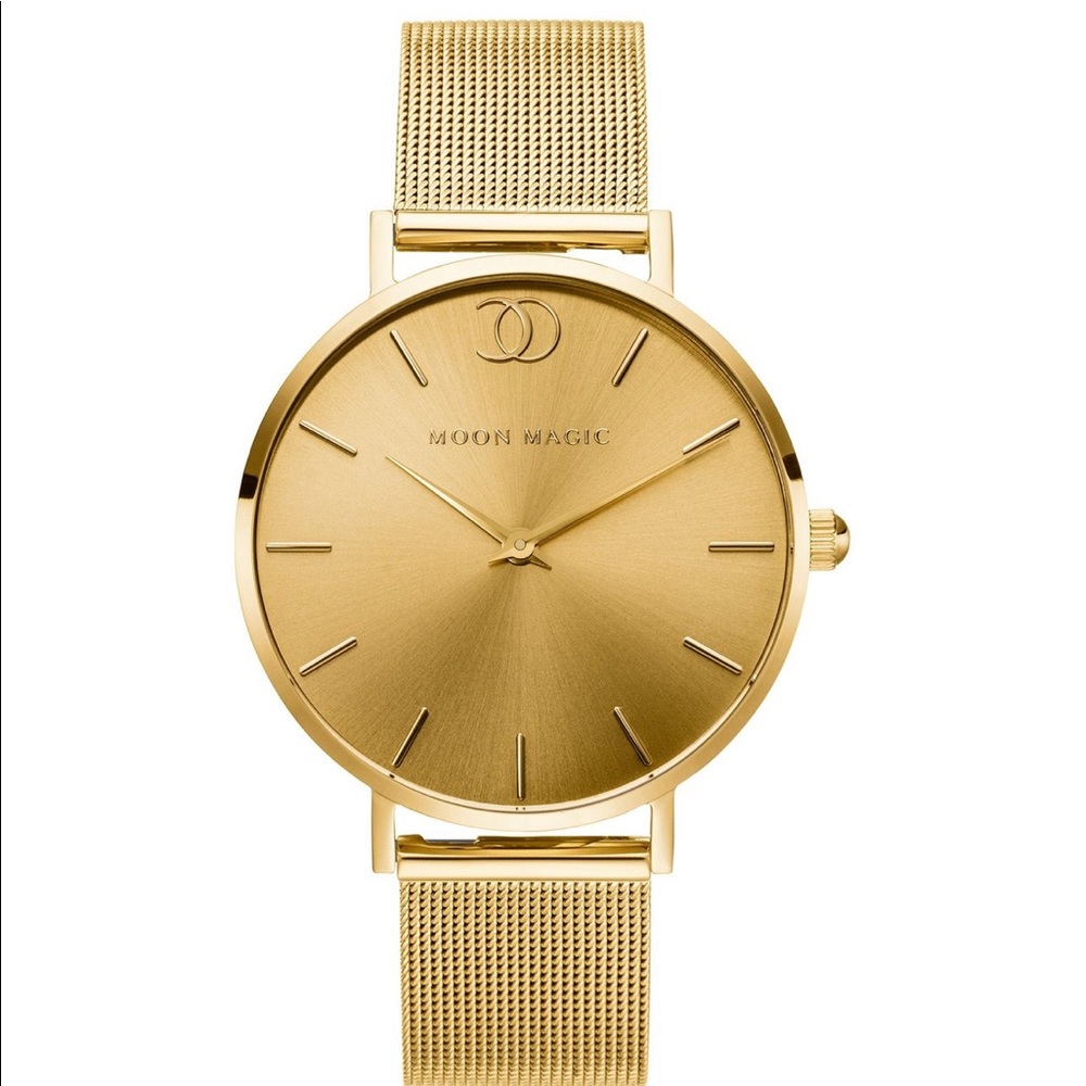 Moon Magic classy Gold watch
